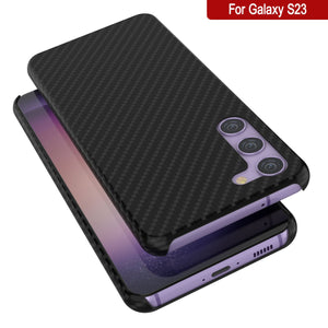 Galaxy S24 Case, Punkcase CarbonShield, Heavy Duty & Ultra Thin Cover [shockproof][non slip] [Teal]