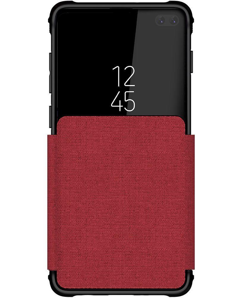 Galaxy S10+ Plus Wallet Case | Exec 3 Series [Red]