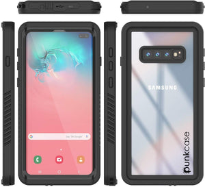 Galaxy S10e Water/Shockproof With Screen Protector Case [Black]