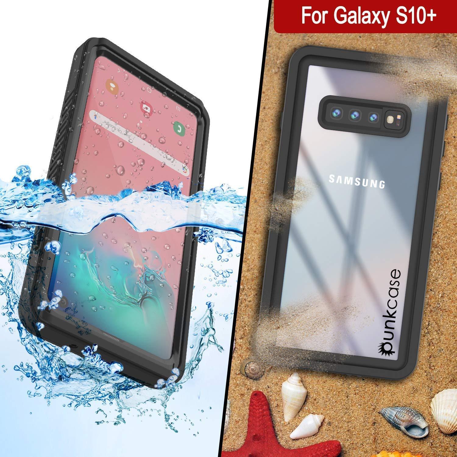 Galaxy S10e Water/Shockproof With Screen Protector Case [Black]