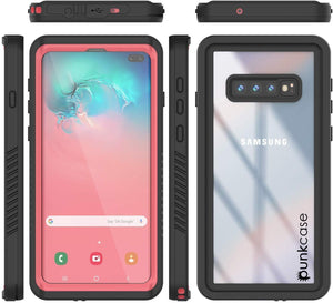 Galaxy S10e Water/Shock/Snowproof Slim Screen Protector Case [Pink]