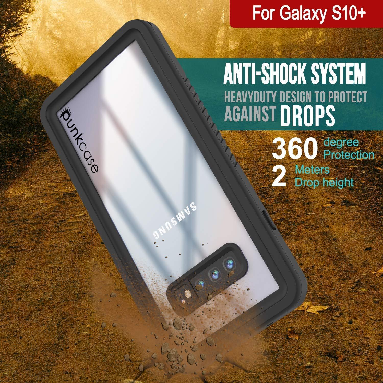 Galaxy S10e Water/Shockproof Slim Screen Protector Case [Purple]