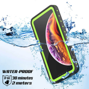 iPhone XR Waterproof IP68 Case, Punkcase [Light green] [StudStar Series] [Slim Fit] [Dirtproof]