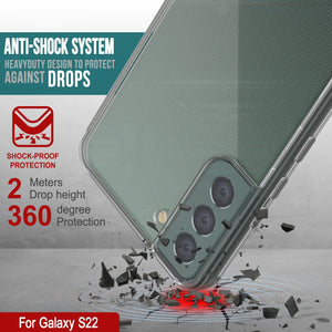 Punkcase for Galaxy S23 Case [Lucid 2.0 Series] [Slim Fit] [Clear Back]  W/PunkShield Screen Protector