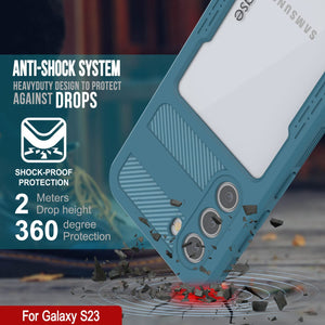Galaxy S23 Waterproof Case [Alpine 2.0 Series] [Slim Fit] [IP68 Certified] [Shockproof] [Blue]