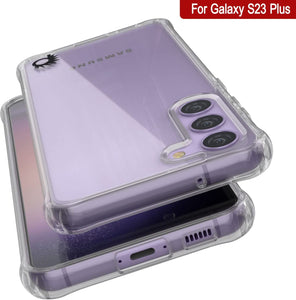 PunkCase Galaxy S23+ Plus Case [Clear Acrylic Series] for Galaxy S23+ Plus 5G (6.6") (2023) [Clear]