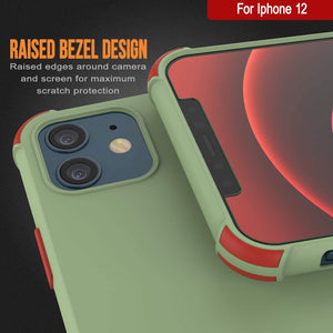 Punkcase Protective & Lightweight TPU Case [Sunshine Series] for iPhone 12 [Light Green]