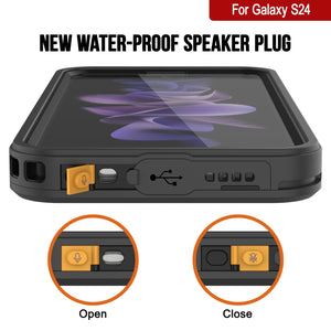 Galaxy S25 Water/ Shockproof [Extreme Series] With Screen Protector Case [Black]