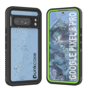 Google Pixel 9 Pro XL Waterproof Case, Punkcase [Extreme Series] Armor Cover W/ Built In Screen Protector [Light Green]