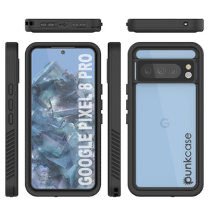 Google Pixel 9 Pro XL Waterproof Case, Punkcase [Extreme Series] Armor Cover W/ Built In Screen Protector [Black]