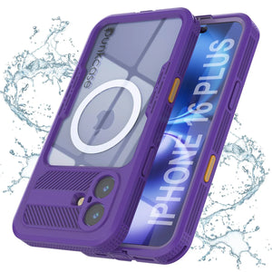 iPhone 16 Plus Waterproof Case [Alpine 2.0 Series] [Slim Fit] [IP68 Certified] [Shockproof] [Purple]