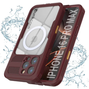 iPhone 16 Pro Max Waterproof Case [Alpine 2.0 Series] [Slim Fit] [IP68 Certified] [Shockproof] [Rose]