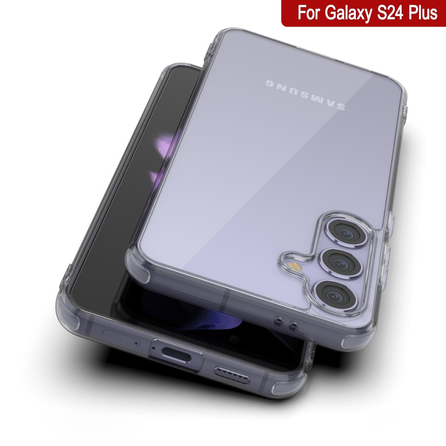 Galaxy S25 Plus Magnetic Wireless Charging Case [Clear Acrylic Series] [Non-Slip] For Galaxy S25 Plus [Clear]