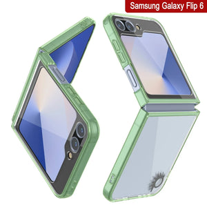 Galaxy Z Flip6 Case [Clear Acrylic Series] [Non-Slip] For Galaxy Z Flip6 [Green]