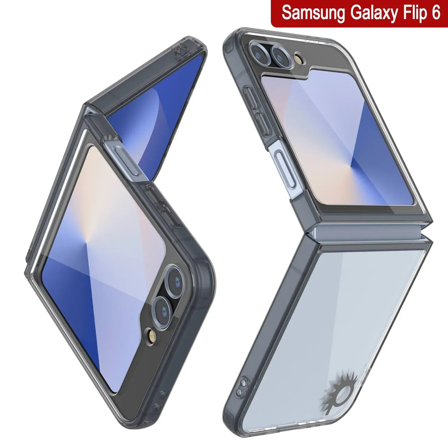 Galaxy Z Flip6 Case [Clear Acrylic Series] [Non-Slip] For Galaxy Z Flip6 [Black]