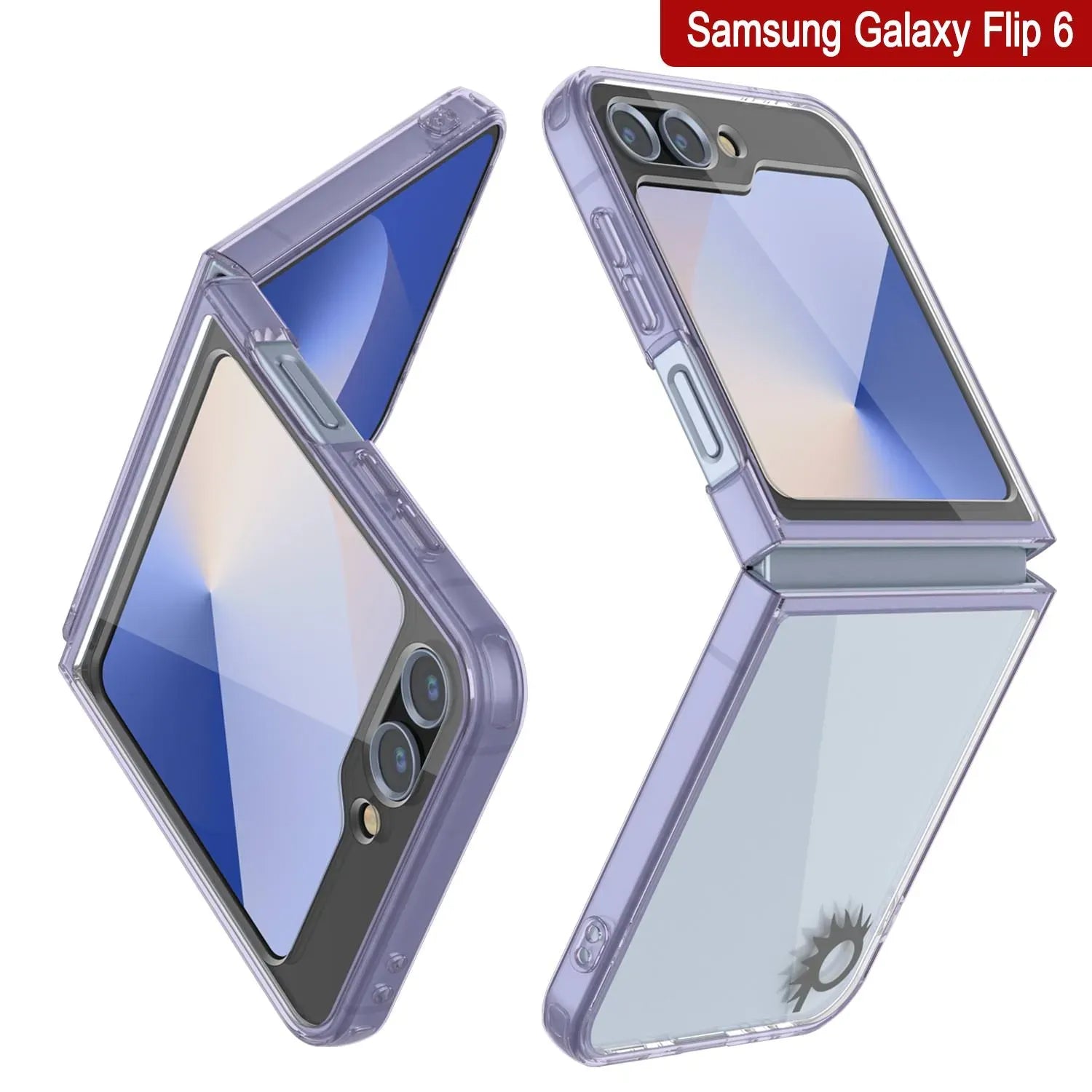 Galaxy Z Flip6 Case [Clear Acrylic Series] [Non-Slip] For Galaxy Z Flip6 [Lilac]