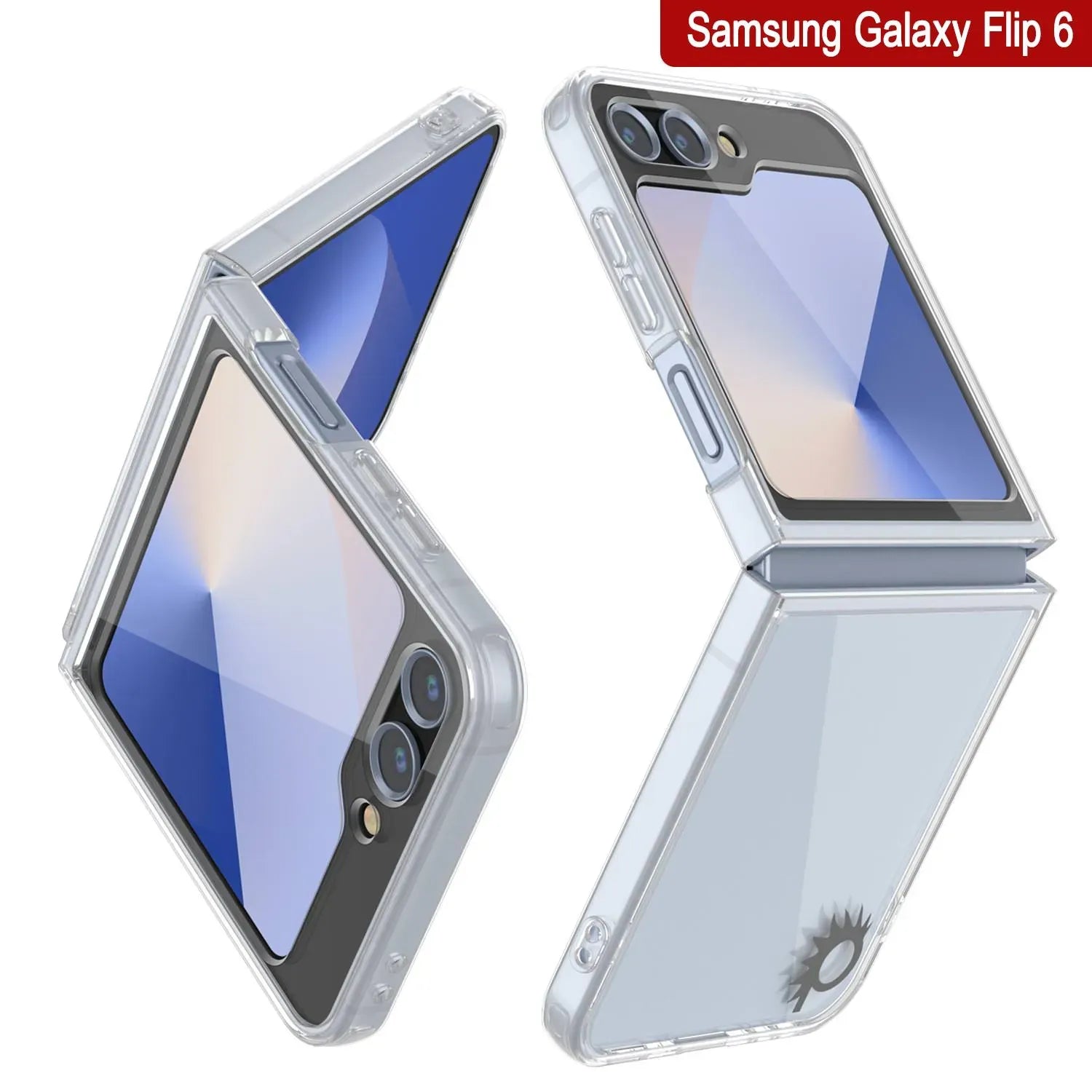 Galaxy Z Flip6 Case [Clear Acrylic Series] [Non-Slip] For Galaxy Z Flip6 [White]