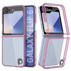 Galaxy Z Flip6 Case [Clear Acrylic Series] [Non-Slip] For Galaxy Z Flip6 [Pink]