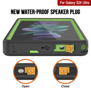 Galaxy S24 Ultra Water/ Shockproof [Extreme Series] Screen Protector Case [Light Green]