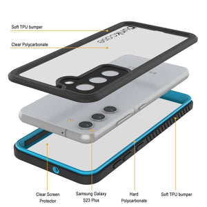 Galaxy S23+ Plus Water/ Shock/ Snow/ dirt proof [Extreme Series] Slim Case [Light Blue]