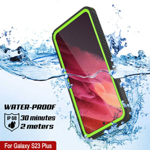 Galaxy S23+ Plus Water/ Shockproof [Extreme Series] Screen Protector Case [Light Green]