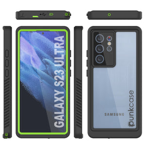 Galaxy S23 Ultra Water/ Shockproof [Extreme Series] Screen Protector Case [Light Green]