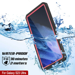 Galaxy S23 Ultra Water/ Shock/ Snowproof [Extreme Series] Slim Screen Protector Case [Pink]