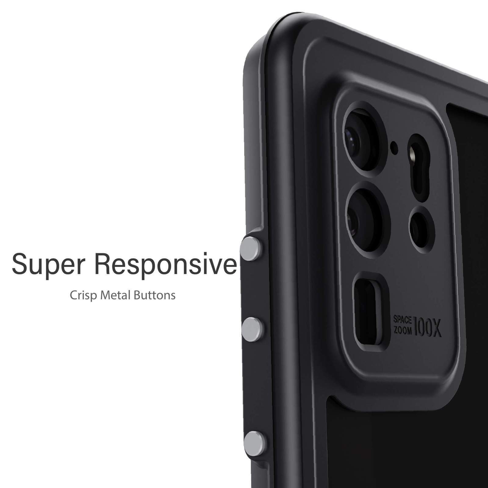 Galaxy S20 Ultra Rugged Waterproof Case | Nautical Series [Black]