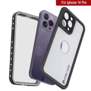 iPhone 14 Pro Waterproof IP68 Case, Punkcase [White] [StudStar Series] [Slim Fit] [Dirtproof]