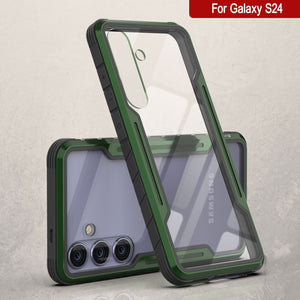 Punkcase S24 Armor Stealth Case Protective Military Grade Multilayer Cover [Dark Green]