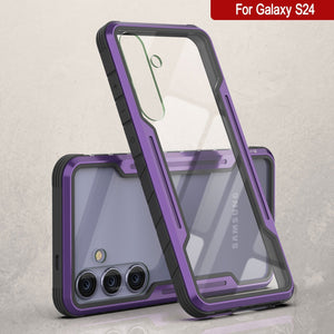 Punkcase S24 Armor Stealth Case Protective Military Grade Multilayer Cover [Purple]