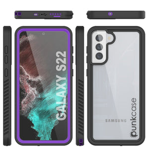 Galaxy S22 Water/ Shockproof [Extreme Series] Slim Screen Protector Case [Purple]