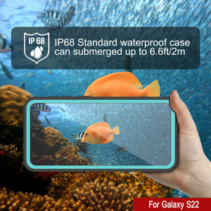 Galaxy S22 Water/ Shock/ Snowproof [Extreme Series]  Screen Protector Case [Teal]