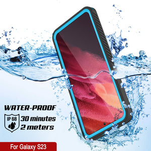 Galaxy S23 Water, Shock, Snow, dirt proof Extreme Series Slim Case Light Blue