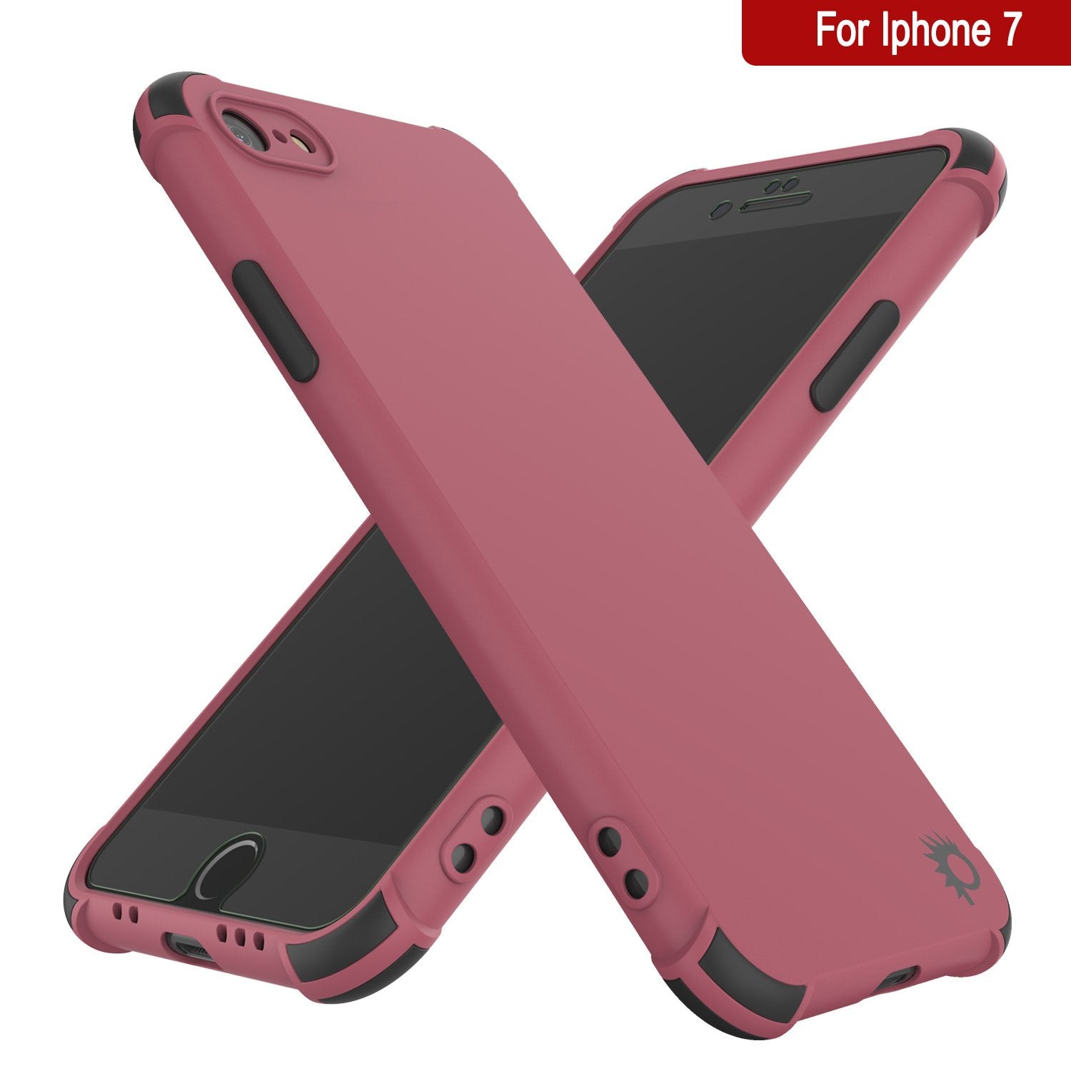 Punkcase Protective & Lightweight TPU Case [Sunshine Series] for iPhone 7 [Rose]